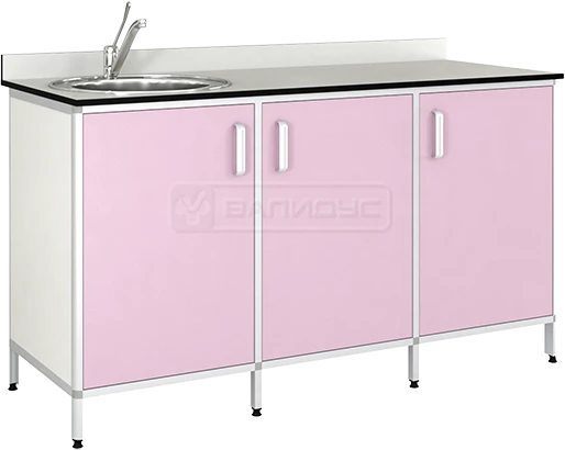 Curved Aluminum Frame Sink Cabinet TM-4PKN