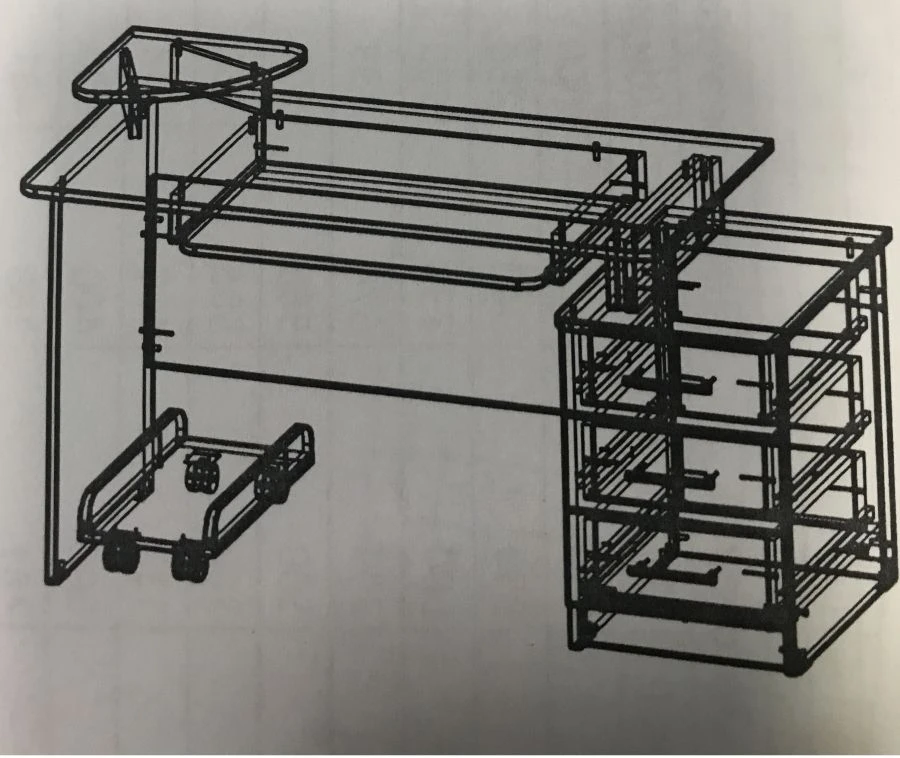 Wooden Classroom Table K12 for Educational Institutions