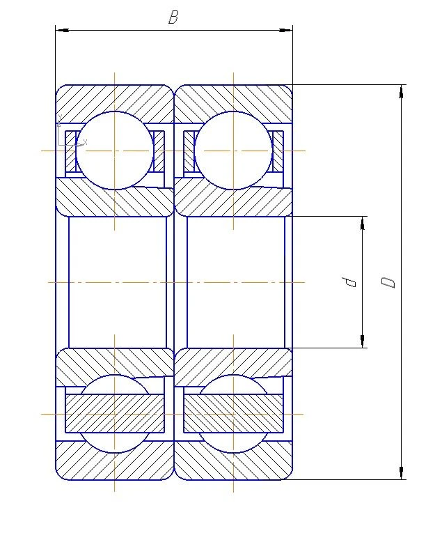 T-436203K Bearing GOST 520-2011 for Mechanical Support