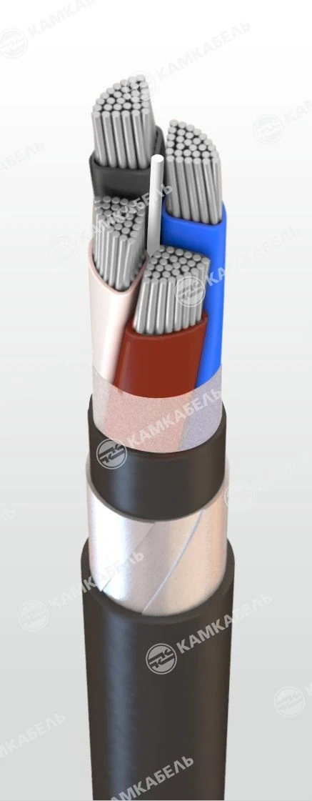 Low Fire Hazard Power Cable with Aluminum Conductors