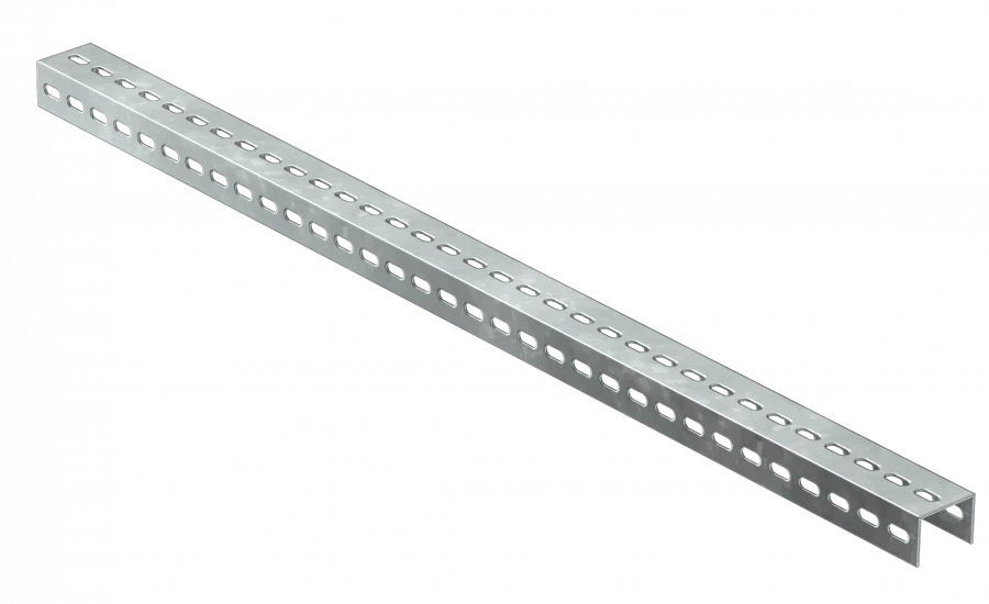 Perforated U-Profile CLM50D-PPP-240-15 for Cable Management
