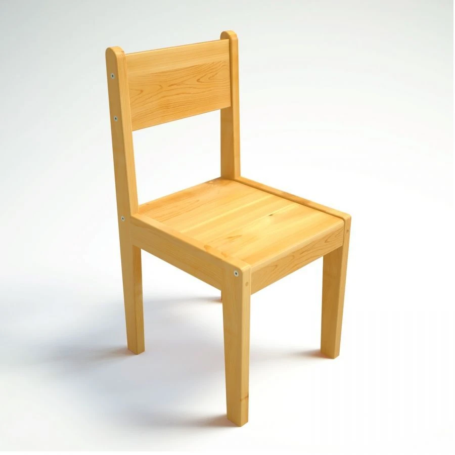 Children's Chair "Dobrynya" Solid Wood, Model 20021