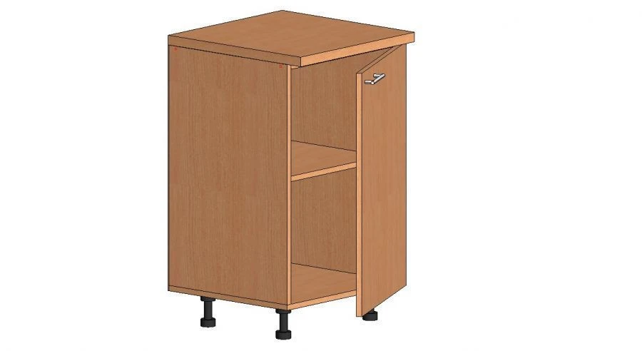 Floor-standing table chest with door and shelf, STN-1