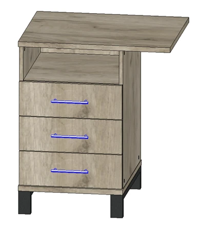 Compact Side Cabinet KvTb2