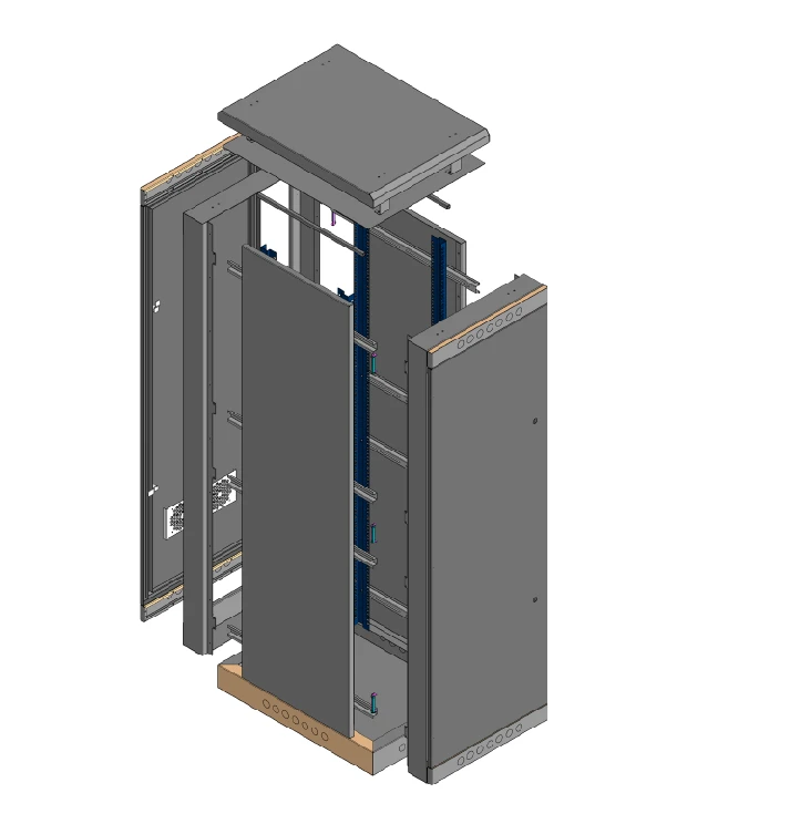 19" Floor-Standing Telecommunications Cabinet SHTNp
