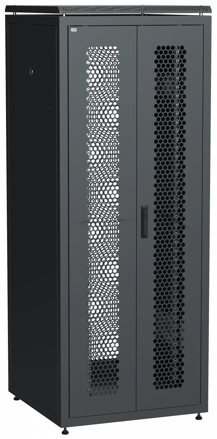 ITK LINEA N 42U Floor Standing Rack 800x800mm with Perforated Doors