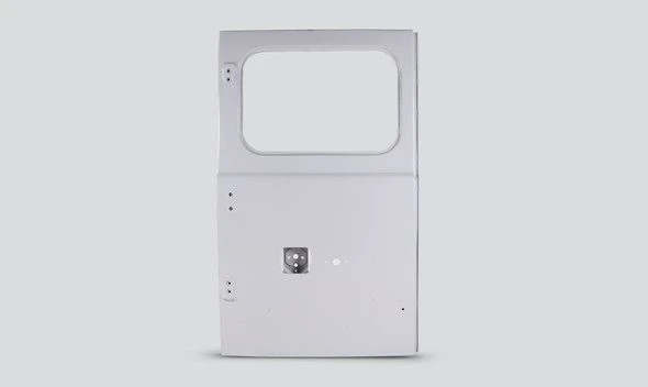Left Rear Door for UAZ Bus with Window Opening, Primed - 045110632001300