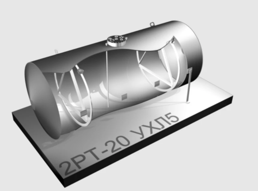 Dual-Wall Horizontal Steel Storage Tank Type 2RT – 20