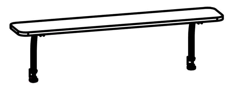 8789 Galant Series Desktop Shelf