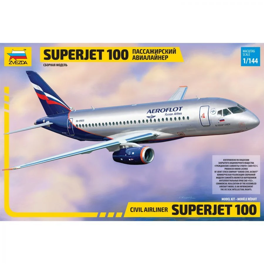 Passenger Airliner Superjet 100 Model Kit