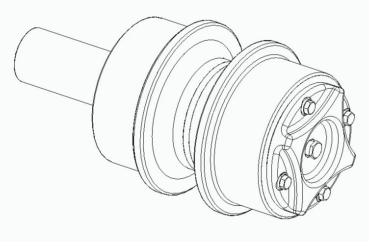 Support Roller for T-30 Bulldozer Undercarriage Parts 3006-21-150CB
