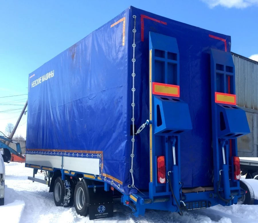 Car Trailer 8369AS with Pneumatic or Leaf Spring Suspension