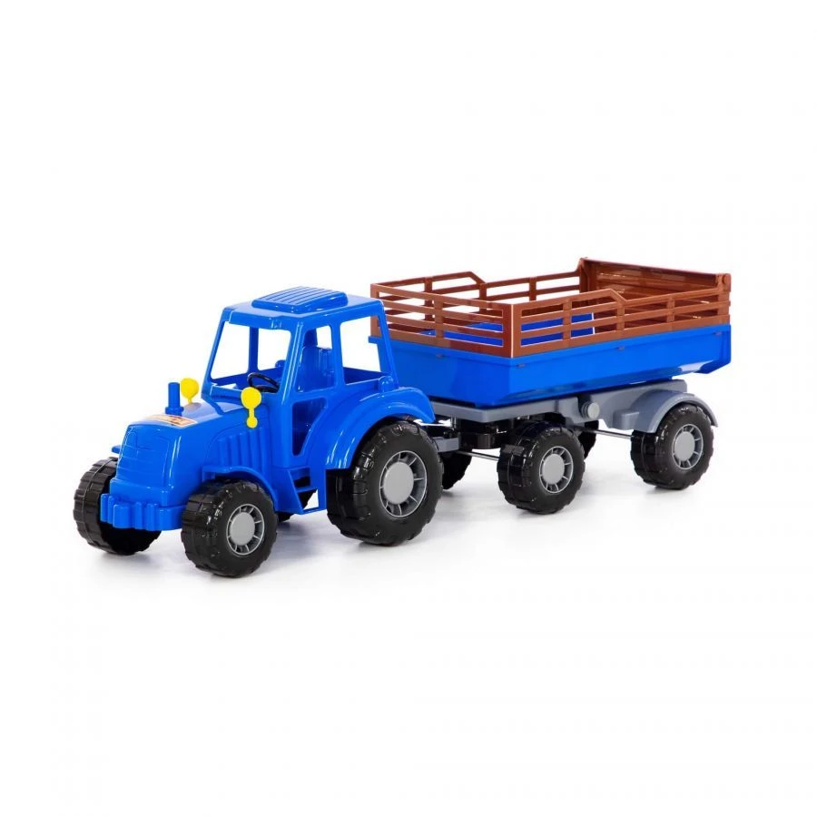 Blue "Altai" Tractor with Trailer No. 2 (Mesh) - 84767