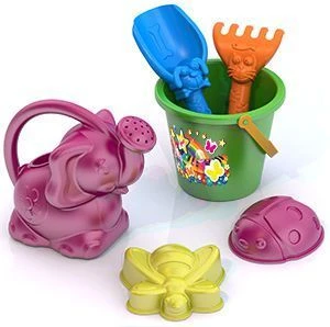 Sand Play Set No. 82 with Butterfly and Ladybug Molds