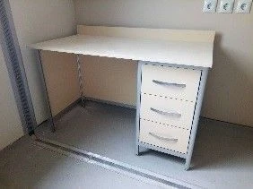 Laboratory Table with One Right Cabinet, Model TV-SLTP-02.01