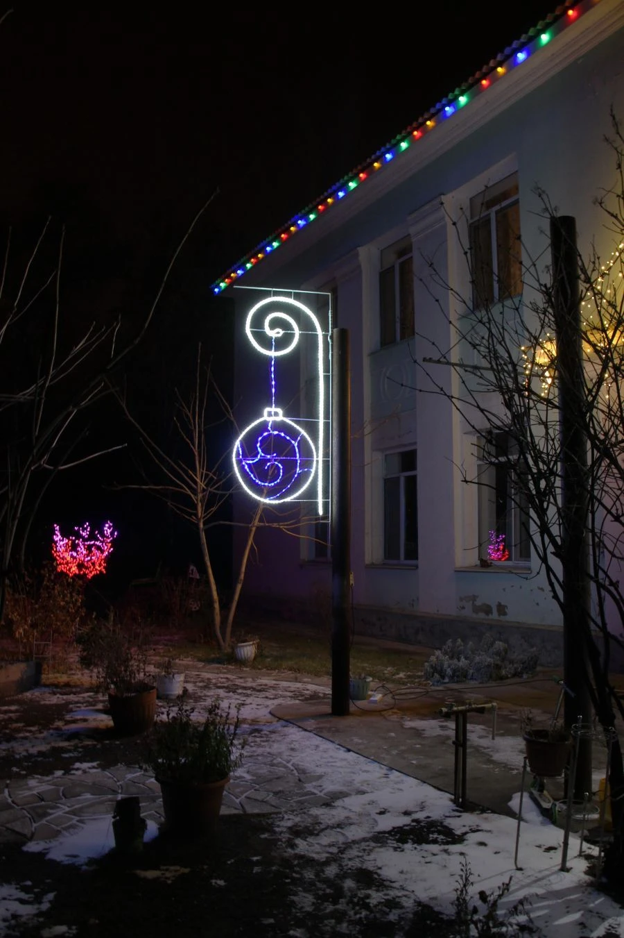 Decorative Outdoor LED Light Panel "Magic Ball" - 220V, 24W