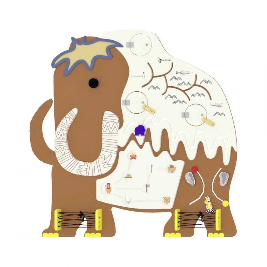 Wall-Mounted Sensory Activity Board "Mammoth" BZM-001