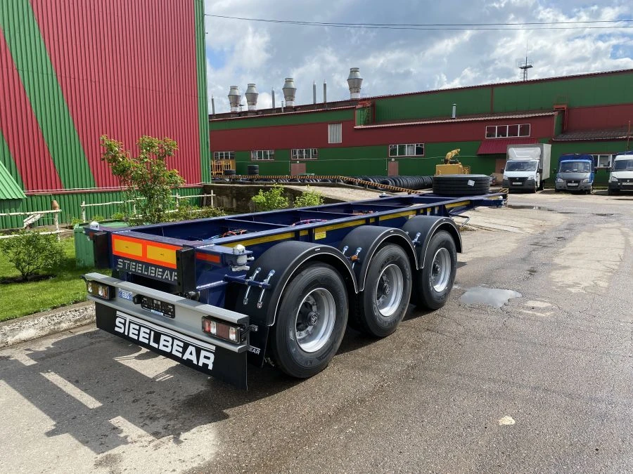 Container Semi-Trailer for Transporting Containers Model PK-24 PK-24P