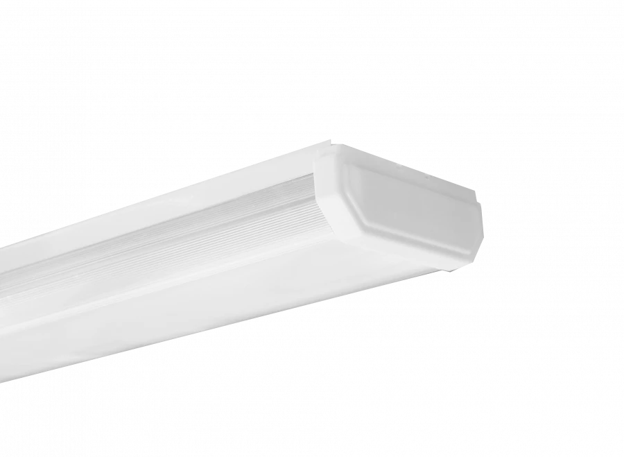 Fluorescent Light Fixture for General Office Lighting LPO01-2x28-012 Crystal