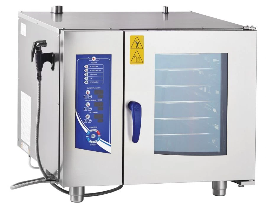 Electric Convection Steamer PKA6-1/1PM2 for Kitchen Use