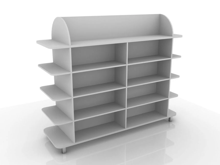 Double Rack Stand 304-001-8, 1710x600x1650 for Medical Use