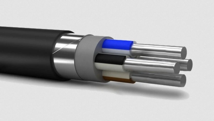 Armored Power Cable with Plastic Insulation 0.66/1kV AПвБШп
