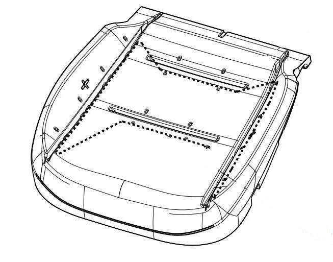 Driver Seat Cushion Filling 6803113AKN01C