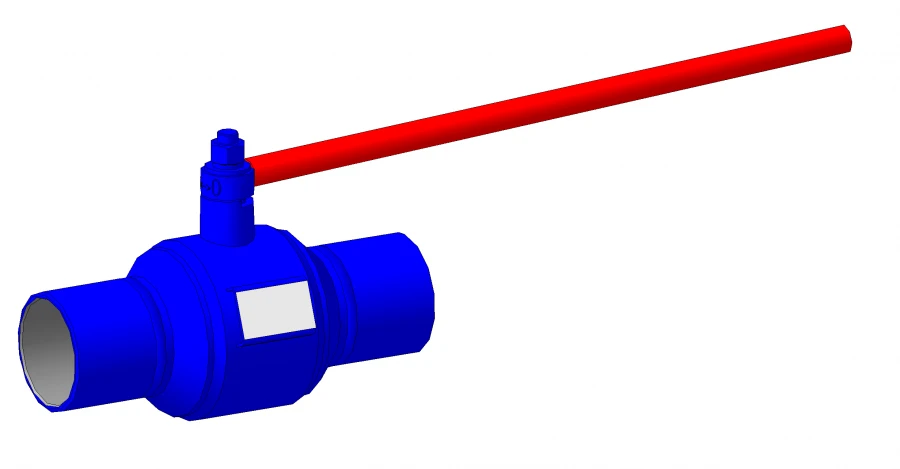 DN65 Ball Valve PN1.6 MPa for Aggressive and Non-Aggressive Fluids