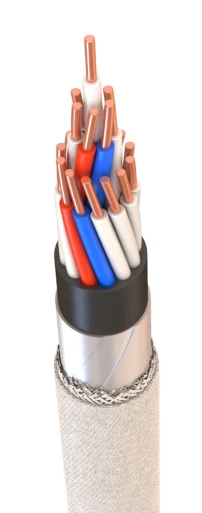 Control Cable with Copper Conductors and Rubber Insulation, 660V