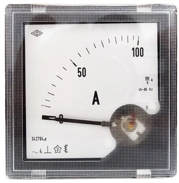 Microamperometer, Milliammeter, Ammeter, and Voltmeter Panel - Model E42704.8