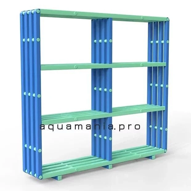 Durable PVC Profile Shelving Unit