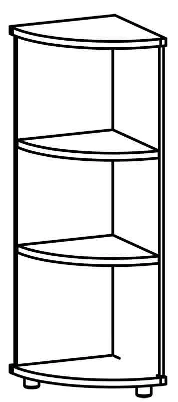 Brooklyn Series Corner Wardrobe 9308