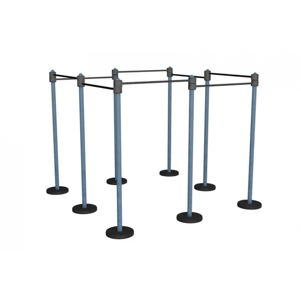 Four-Sided Pull-Up Bar for Fitness Development