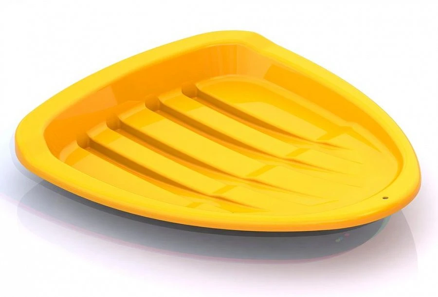Children's Yellow Snow Sleds for Winter Fun