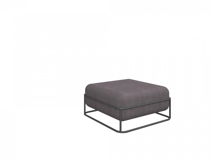 Metal Frame Ottoman 2