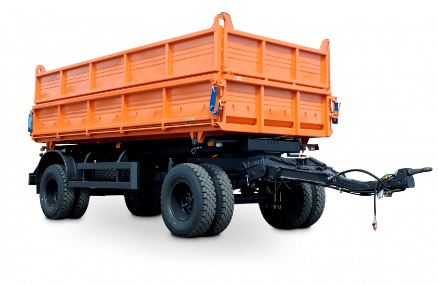 Dump Trailer NEFAZ-8560 with Axle Assemblies NEFAZ