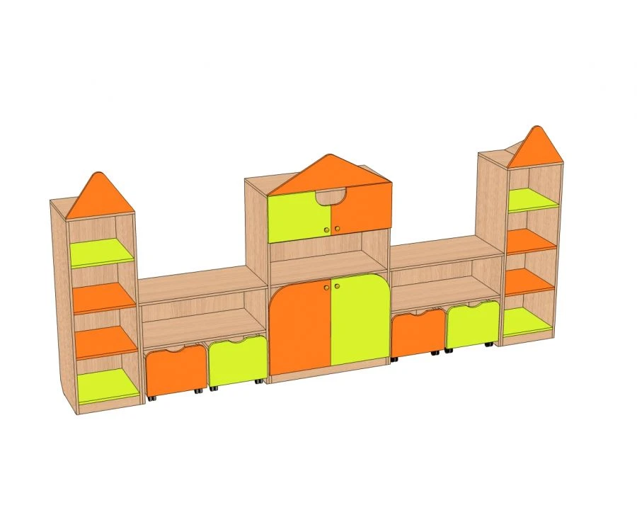 Children's Toy Storage Unit "Tower" SI-BSH