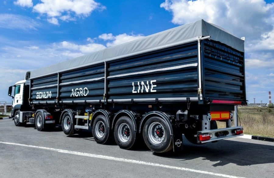 BONUM 914295 Semi-Trailer with KAMA and Cordiant Tires