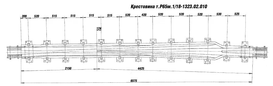P65 Cross Member Type 1/18 Project 1323.02.010