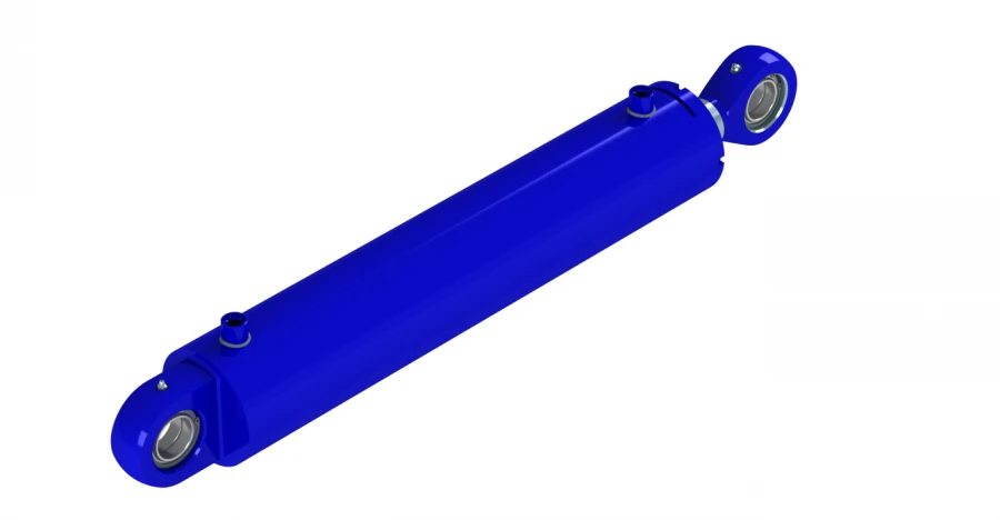 Hydraulic Cylinder 1277.00.00.00 (125x60-590 mm), 16 MPa