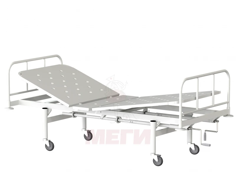 Functional Two-Section Medical Bed KФ2-01-МСК (МСК-1102)