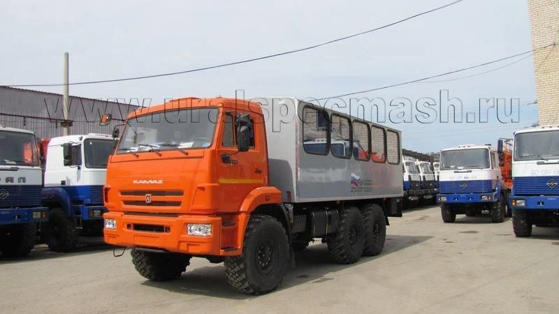 Special Bus UZST08 5861-28 on KAMAZ 43118-A5 Chassis
