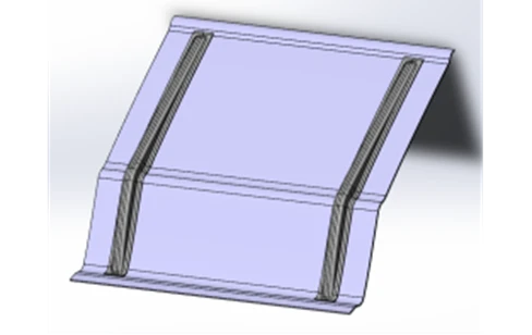 Ceiling Panel made of Sheet Plastic, L=671, 5299230-5702210-50