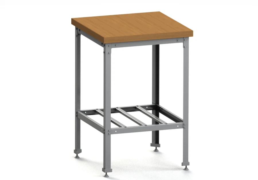 Heavy Duty Cutting Block Table for Food Service