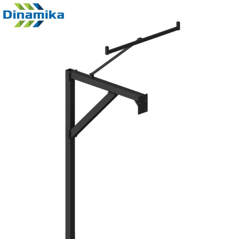 Basketball Post for Concrete Installation, 1.2m Overhang, Disassemblable Profile 80x80