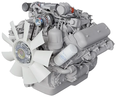6-Cylinder Diesel Engine YaMZ-65655 with Modifications
