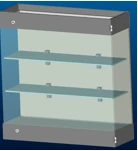 Wall-Mounted Display Case 770x350x800 mm