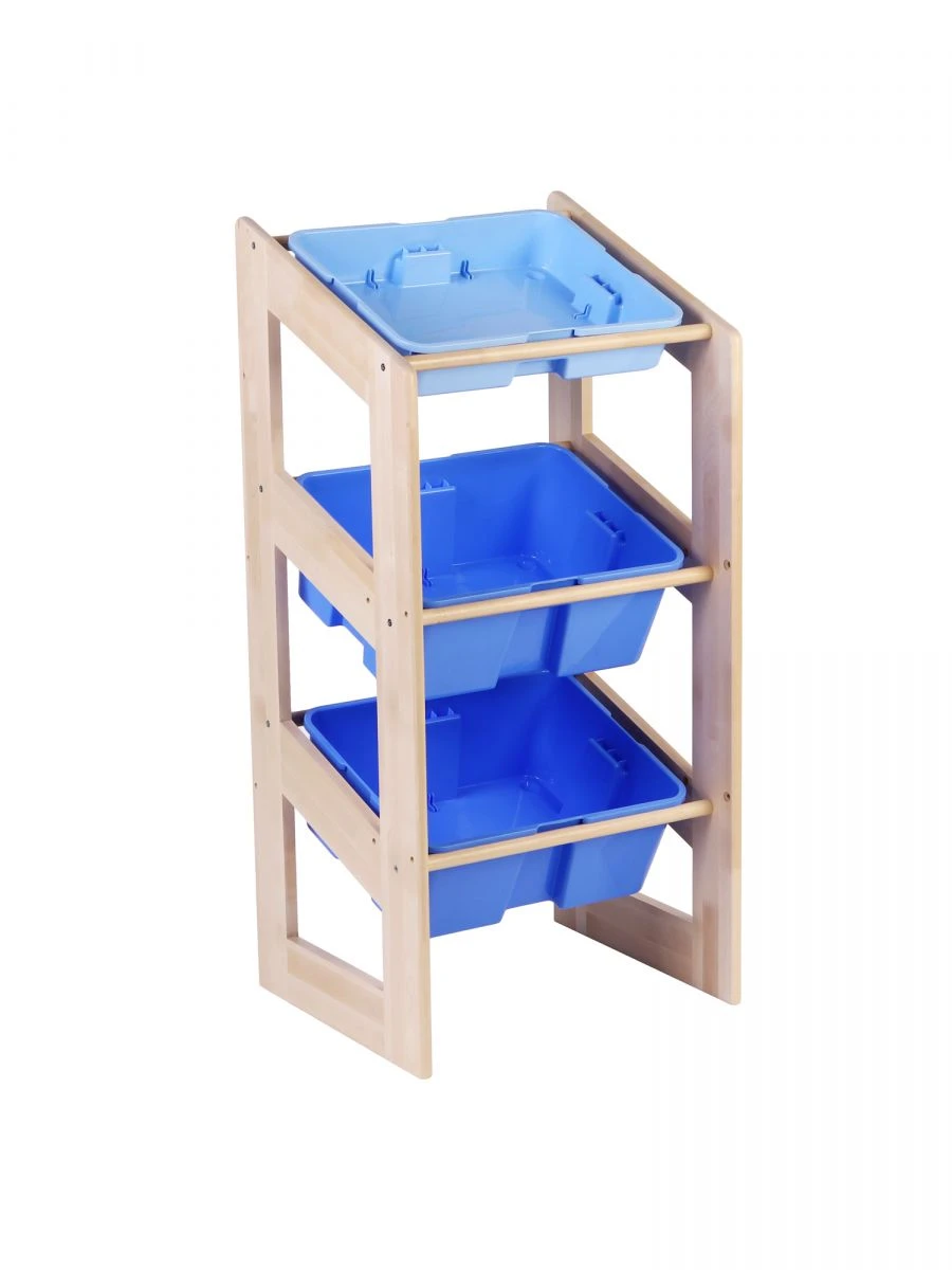 Original Inclined Shelf for Game Storage - 1080x3 Containers / Blue / Game Library