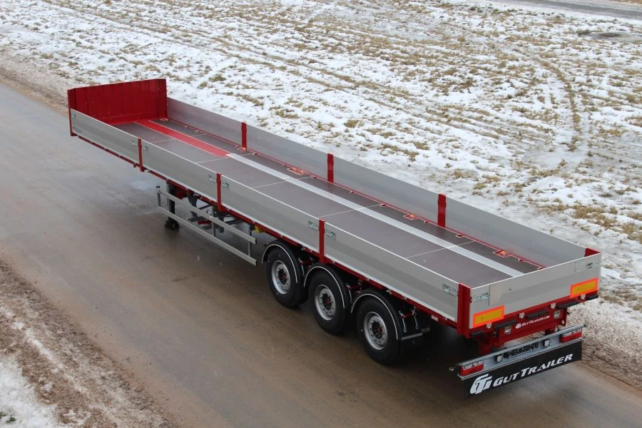 FSA-453B Three-Axle Flatbed Semi-Trailer