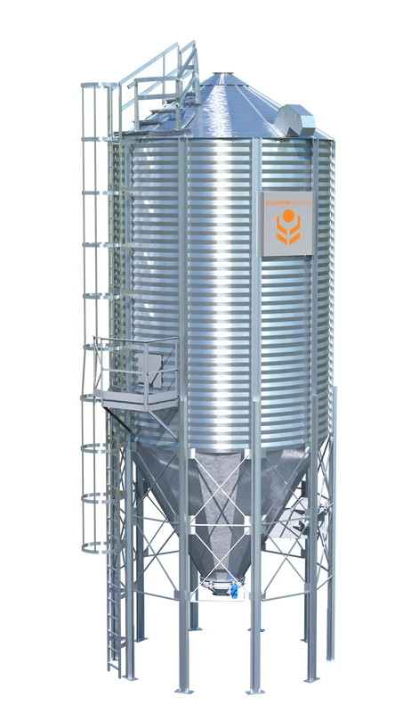 Metal Cone Bottom Silo with Vibrator SKVA253-2-6.4-5-VAB-1250